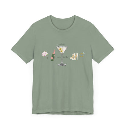 A Bride in a Tini Bit T-Shirt