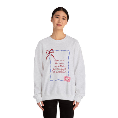 Love is in the Air Doodle Valentine's Day Sweatshirt, Gifts for Her, Vday gift ideas, Valentine's Sweater, Trendy Aesthetic, Valentine Gift