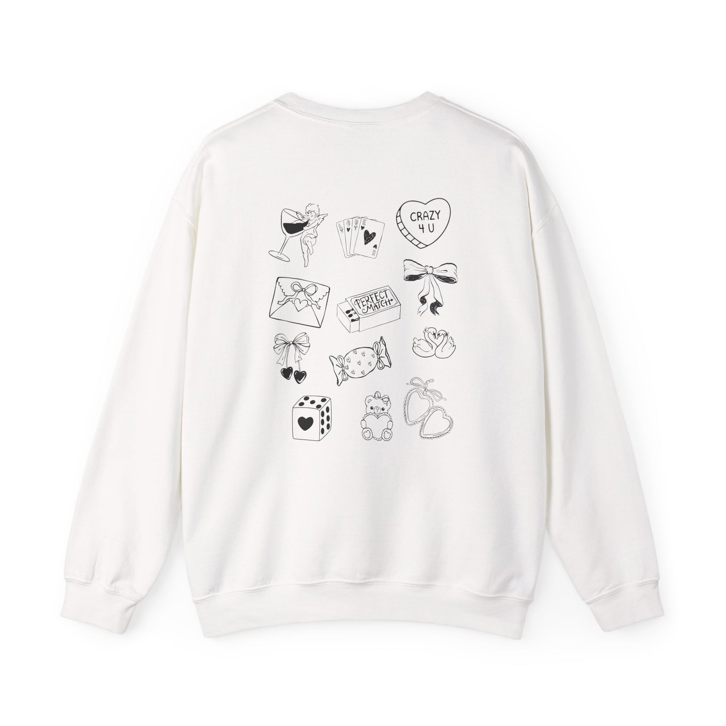 Perfect Match Valentine's Day Sweatshirt | Graphic Crewneck, Valentines Day Gift, Gifts for Her, Gifts for Him, Valentine's Day Present