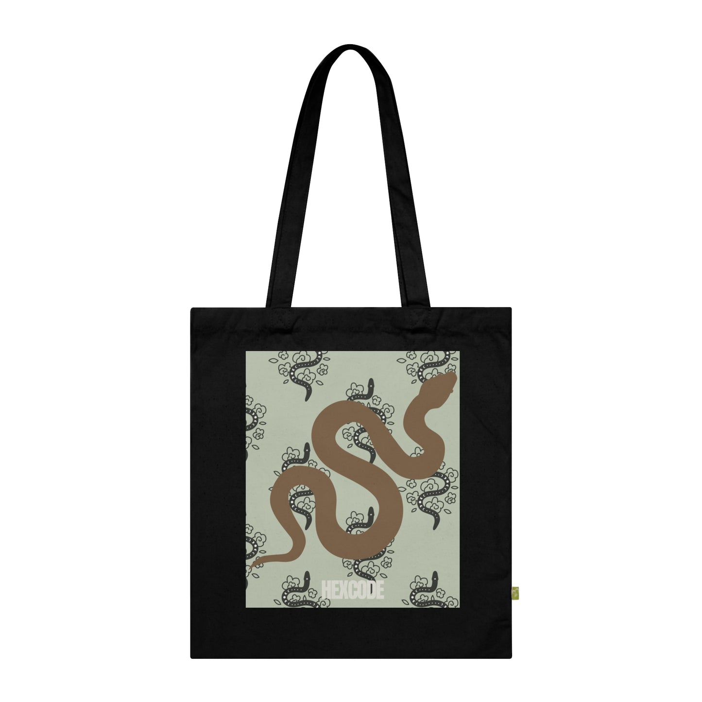 Sneaky Snake Tote Bag - Black