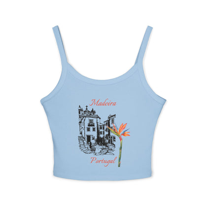 Madeira Portugal Spaghetti Strap Tank Top