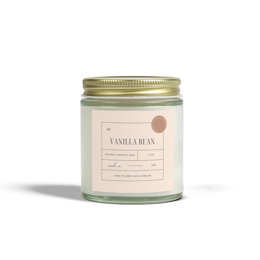 Vanilla Bean - Coconut Apricot Wax Scented Candle