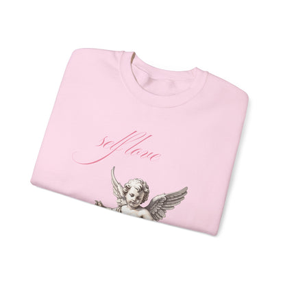 Self Love Cherub Valentine's Day Sweatshirt, Gifts for Her, Vday gift ideas, Valentine's Sweater, Trendy Aesthetic, Valentine Gift, Cupid