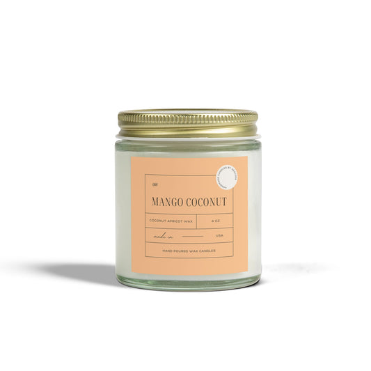 Mango Coconut - Coconut Apricot Scented Candle