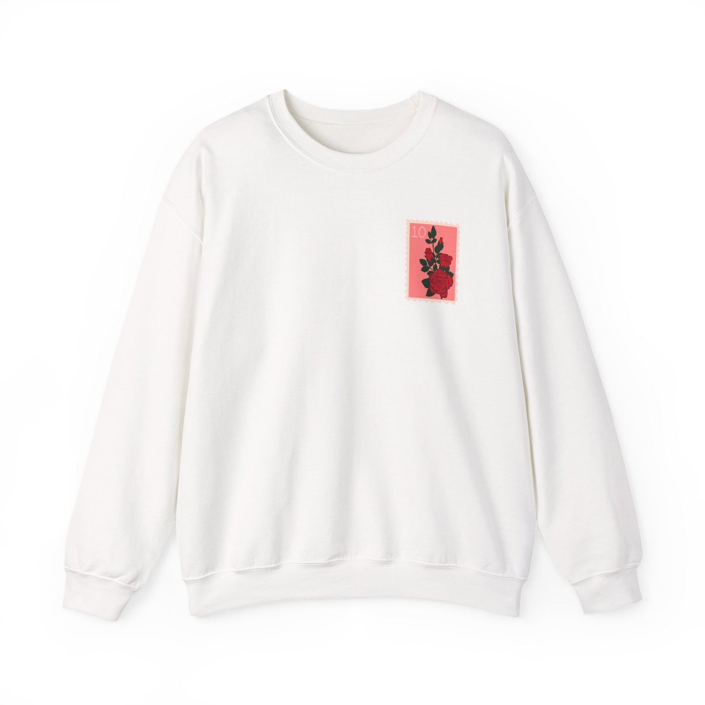 Valentine's Day Letter Stamps Sweatshirt | Graphic Crewneck, Valentines Day Gift, Gifts for Her, Gifts for Him, Valentine's Day Present