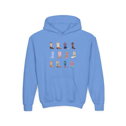 Cowboy Boot Youth Hoodie