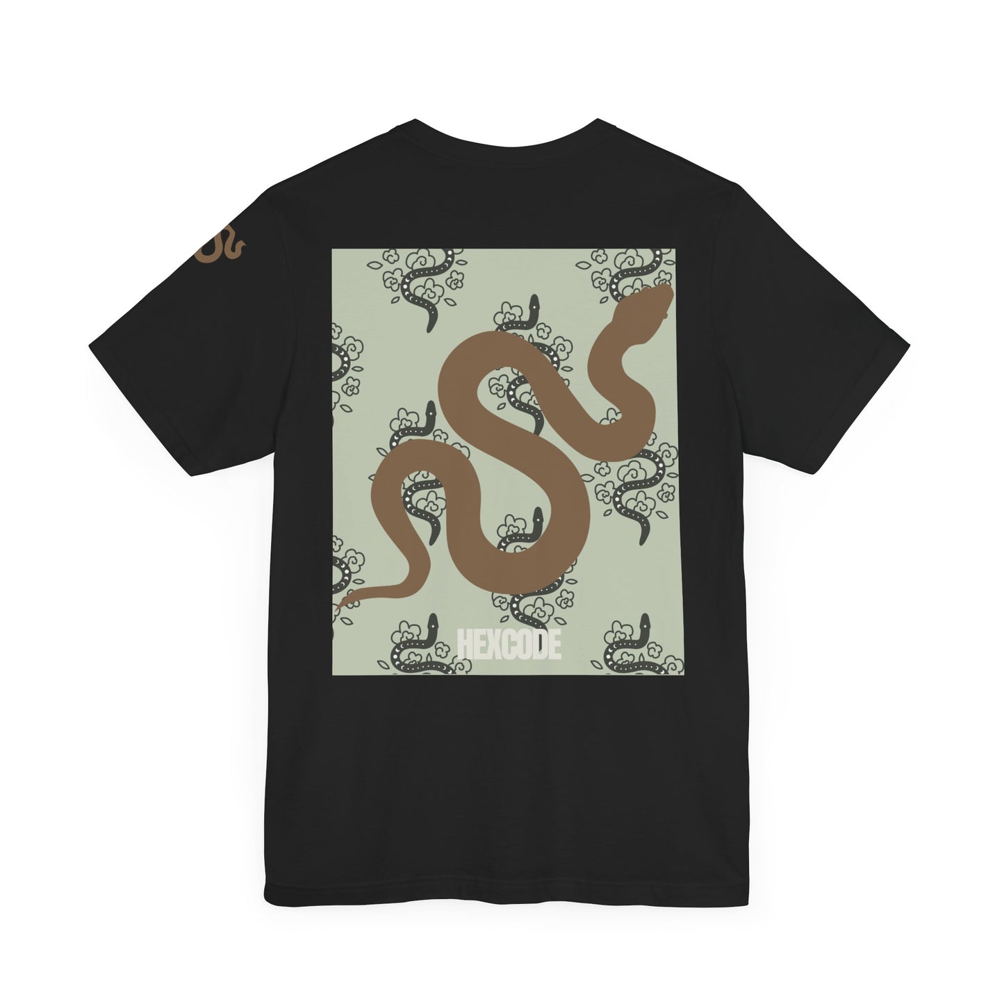 Sneaky Snake Streetwear T-Shirt - Black