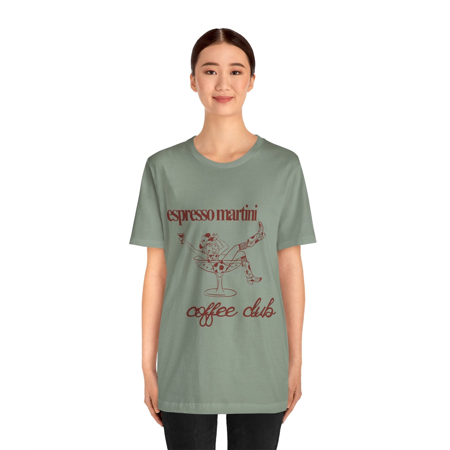 Espresso Martini Coffee Club Graphic Streetwear T-Shirt
