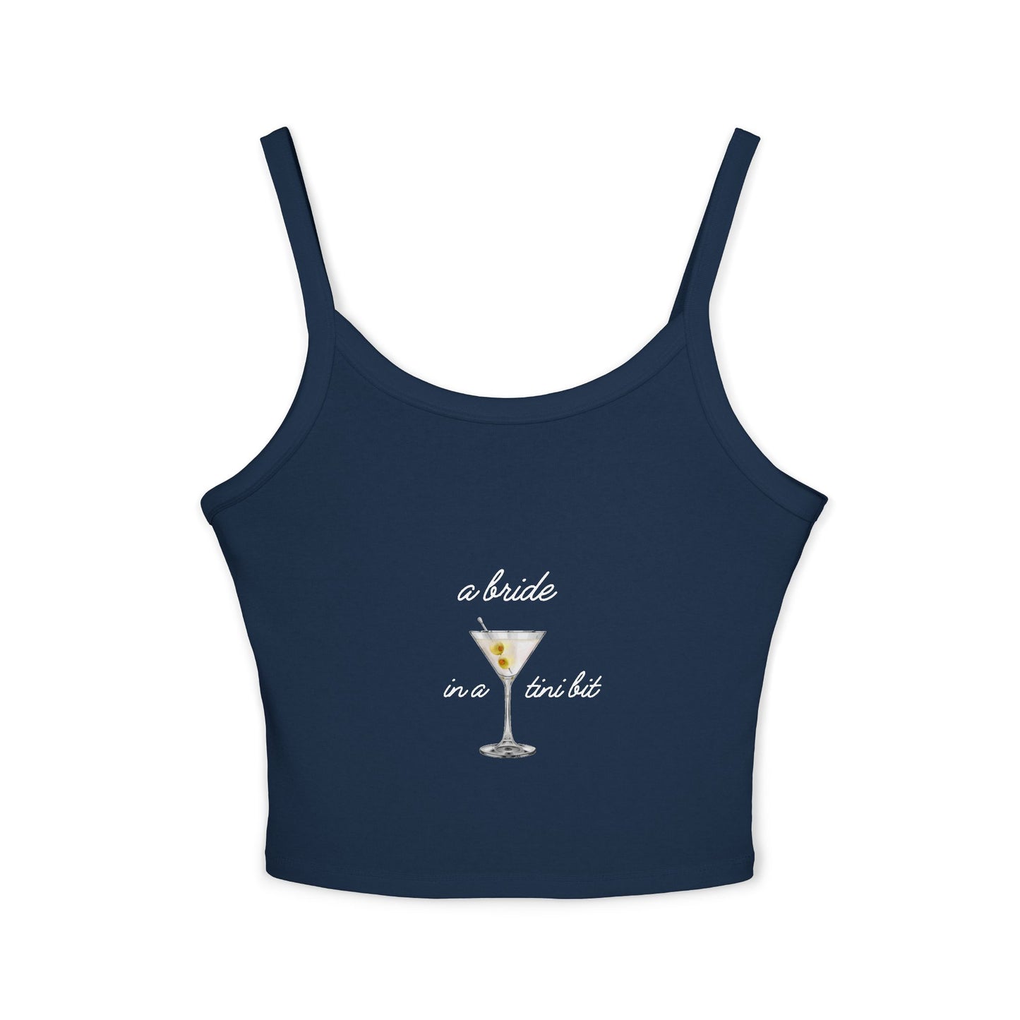 A Bride in a Tini Bit Tank Top