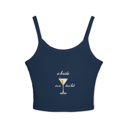 A Bride in a Tini Bit Tank Top