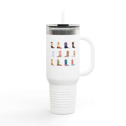 These Boots Insulated Travel Tumbler Mug