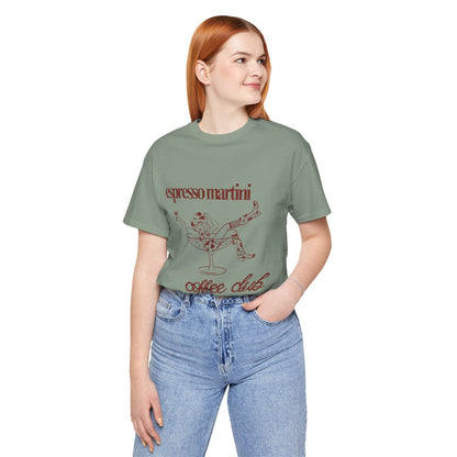 Espresso Martini Coffee Club Graphic Streetwear T-Shirt