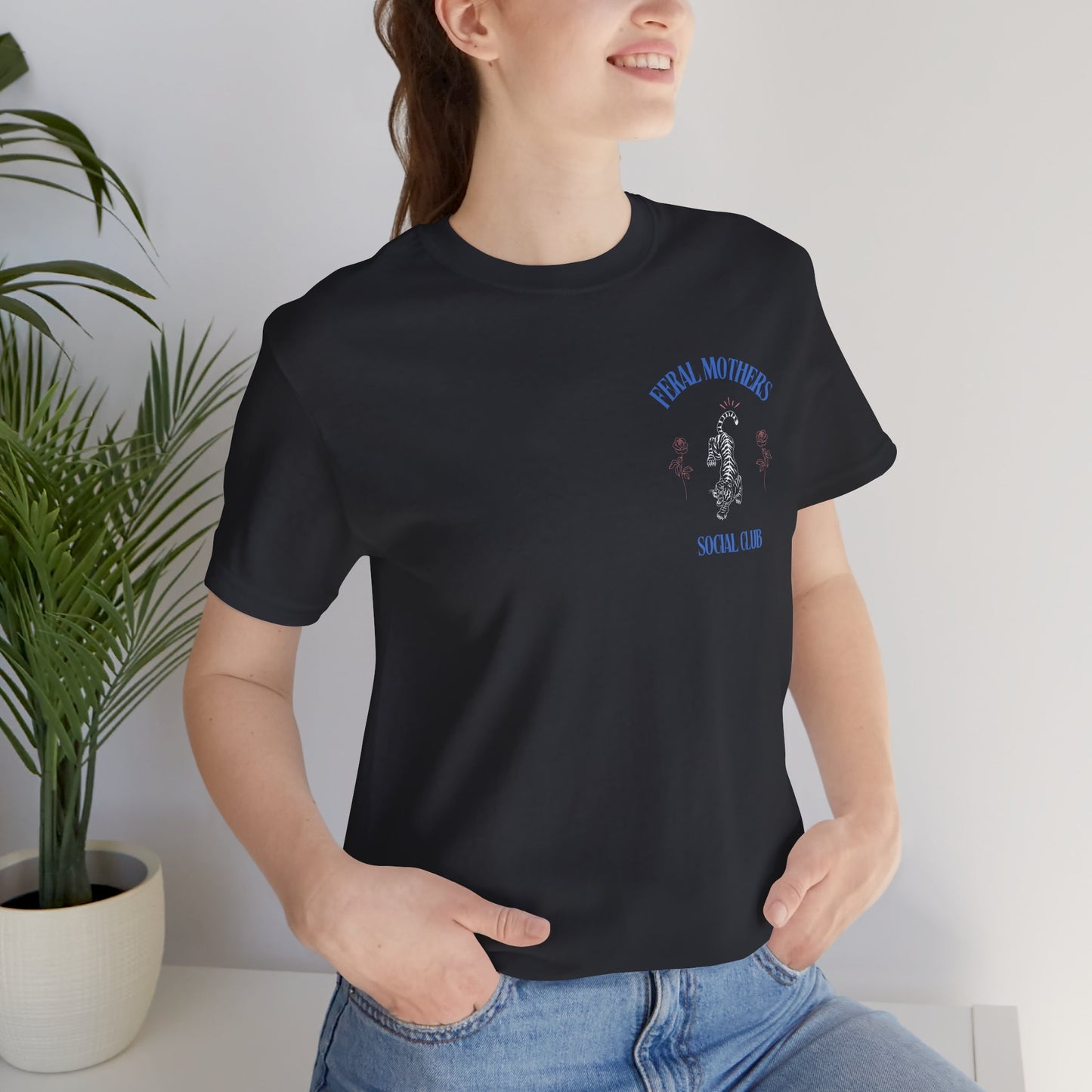 Feral Mothers Social Club Graphic Streetwear T-Shirt