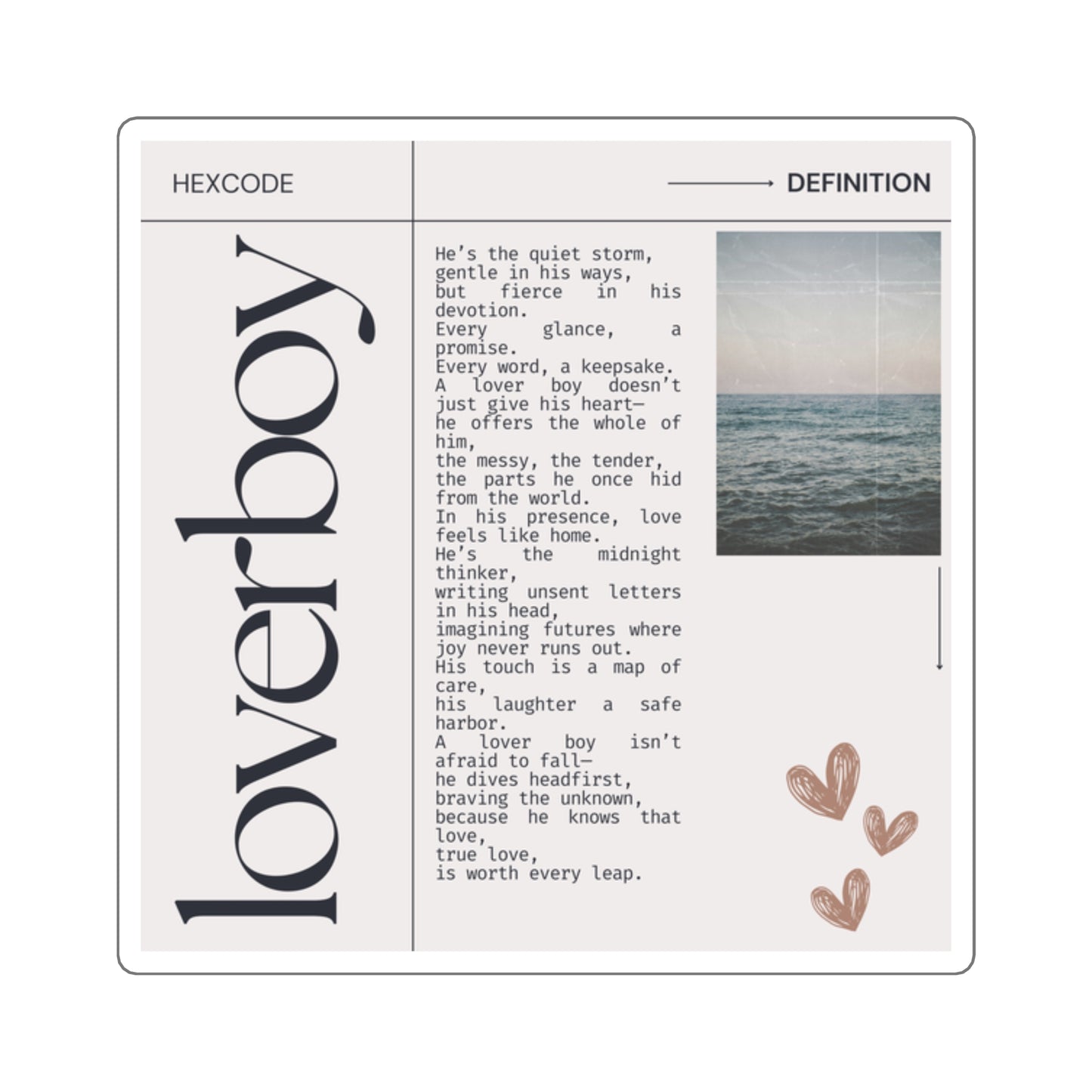 Loverboy Sticker