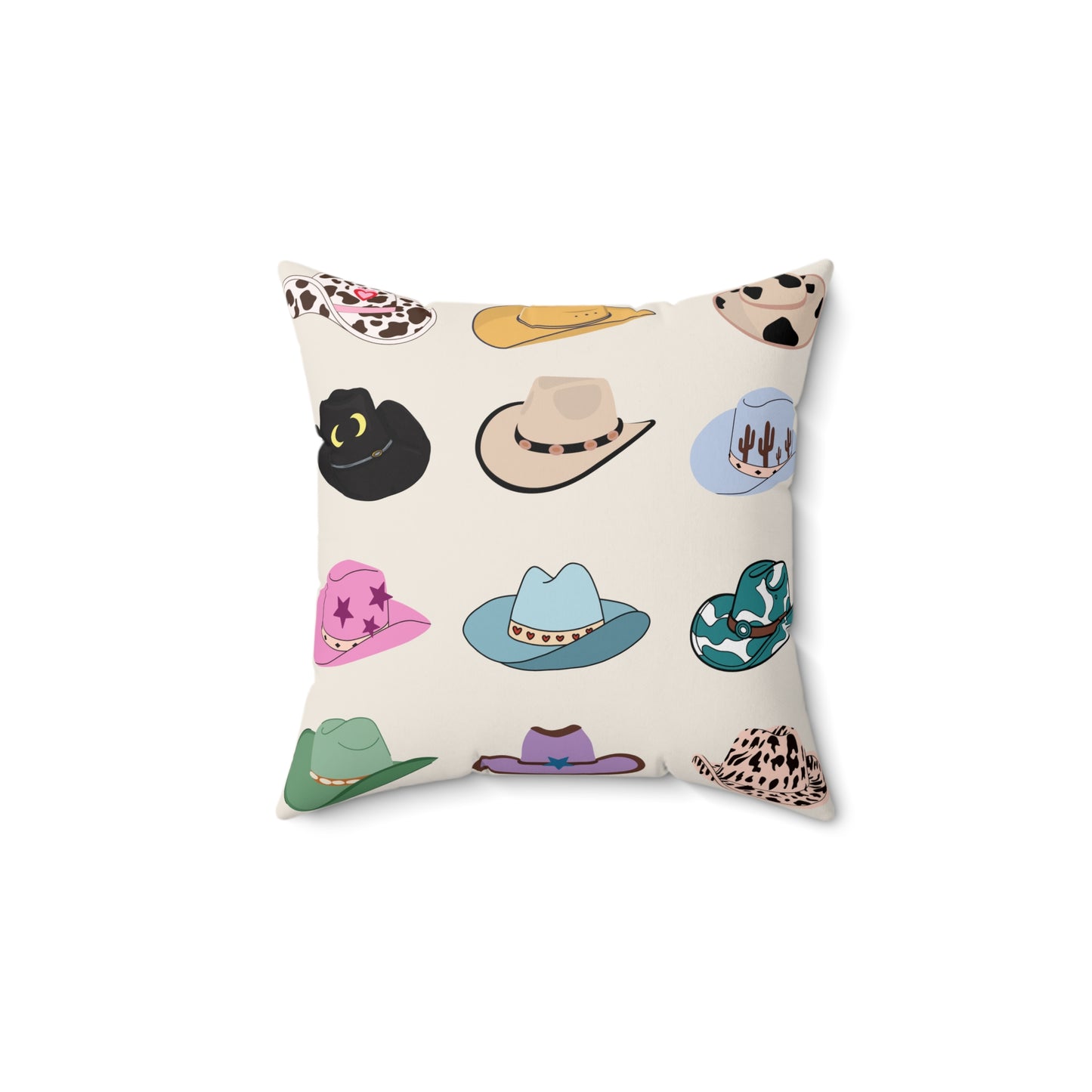 Cowgirl Hats Decor Pillow