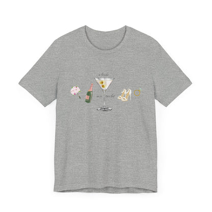 A Bride in a Tini Bit T-Shirt