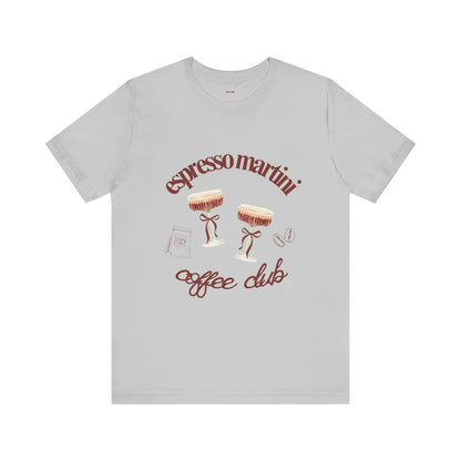 Espresso Martini Coffee Club Two Tinis Graphic Streetwear T-Shirt