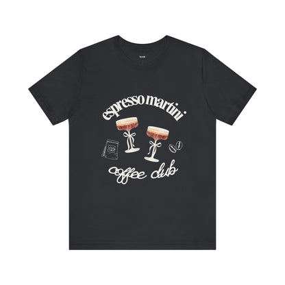 Espresso Martini Coffee Club Two Tinis Graphic Streetwear T-Shirt
