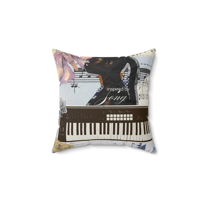 Inspired by Song Music Decor Pillow