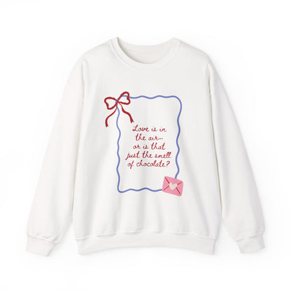 Love is in the Air Doodle Valentine's Day Sweatshirt, Gifts for Her, Vday gift ideas, Valentine's Sweater, Trendy Aesthetic, Valentine Gift