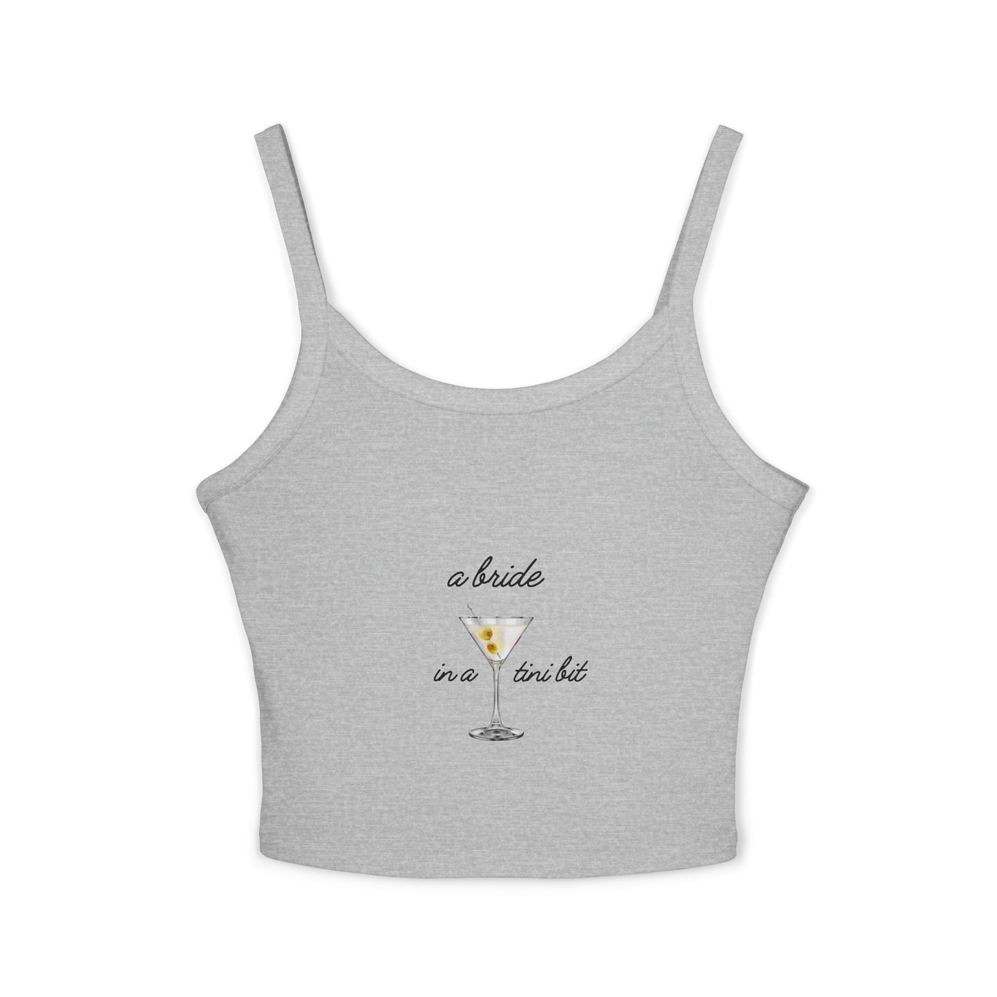 A Bride in a Tini Bit Tank Top