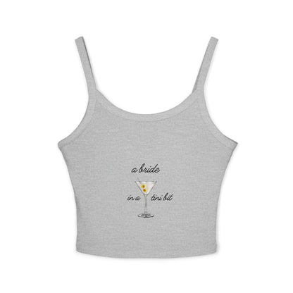 A Bride in a Tini Bit Tank Top