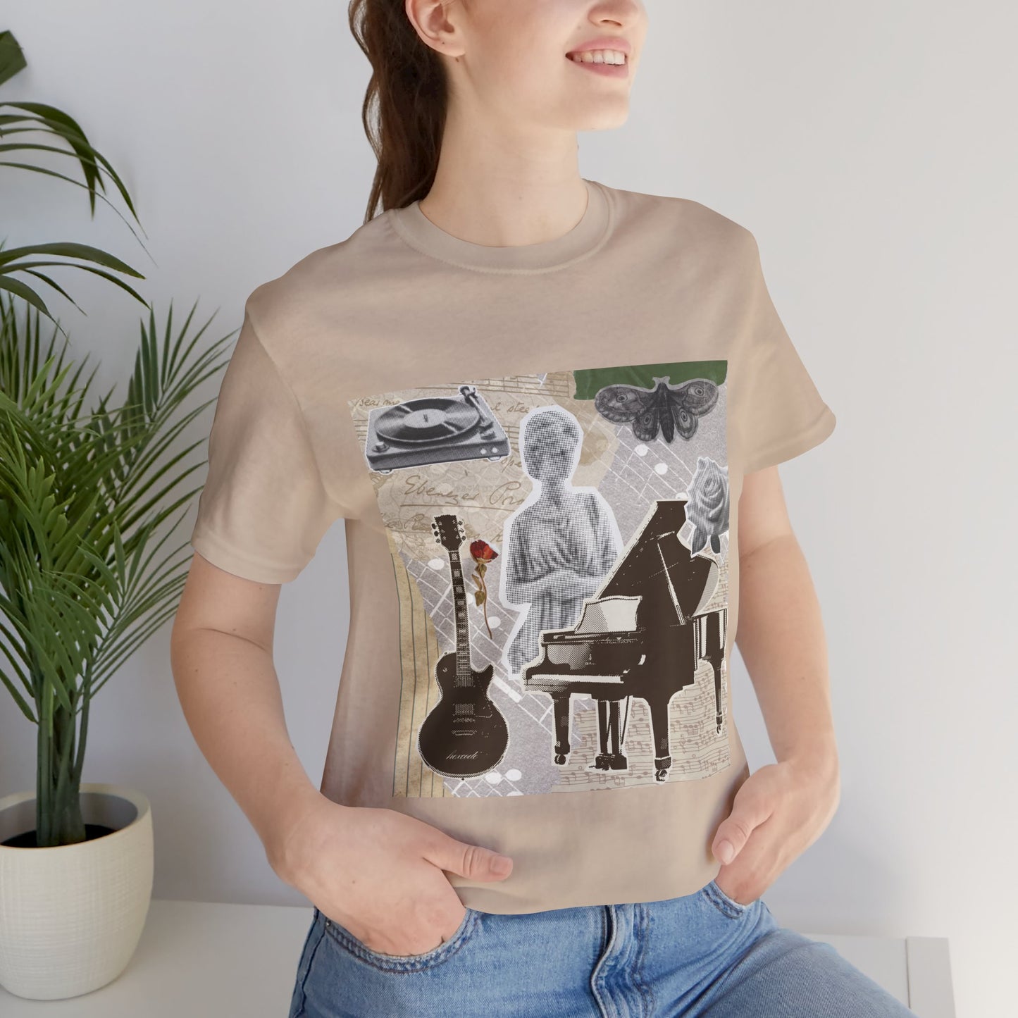 Phantom Music Graphic Streetwear T-Shirt