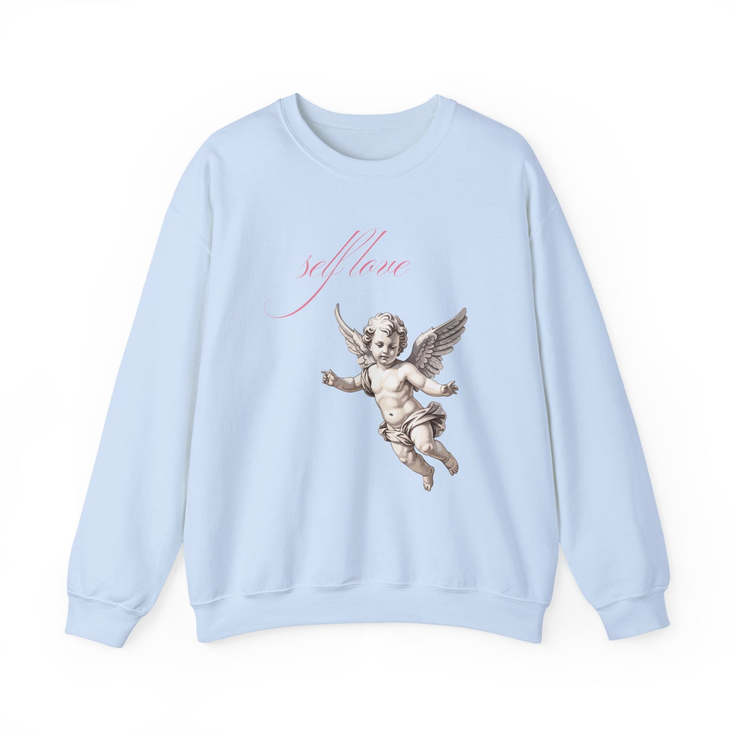 Self Love Cherub Valentine's Day Sweatshirt, Gifts for Her, Vday gift ideas, Valentine's Sweater, Trendy Aesthetic, Valentine Gift, Cupid