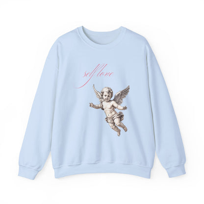 Self Love Cherub Valentine's Day Sweatshirt, Gifts for Her, Vday gift ideas, Valentine's Sweater, Trendy Aesthetic, Valentine Gift, Cupid