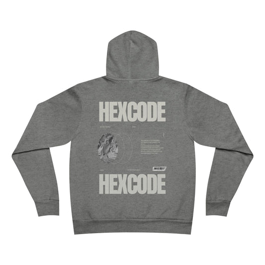 HexCode Original Streetwear Fleece Pullover Hoodie - Deep Heather