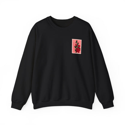 Valentine's Day Letter Stamps Sweatshirt | Graphic Crewneck, Valentines Day Gift, Gifts for Her, Gifts for Him, Valentine's Day Present