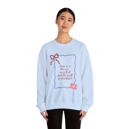 Love is in the Air Doodle Valentine's Day Sweatshirt, Gifts for Her, Vday gift ideas, Valentine's Sweater, Trendy Aesthetic, Valentine Gift