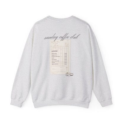 Sunday Coffee Club Sweatshirt | Back Graphic, Coffee Theme, Graphic Sweatshirt, Gifts for Her, Gifts for Mom