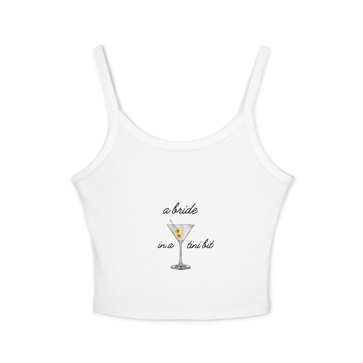 A Bride in a Tini Bit Tank Top