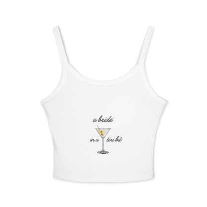 A Bride in a Tini Bit Tank Top