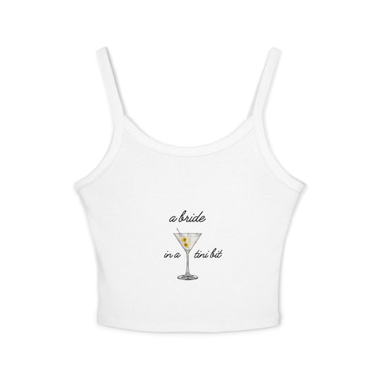 A Bride in a Tini Bit Tank Top