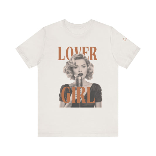 Lovergirl Graphic Streetwear T-Shirt - Vintage White