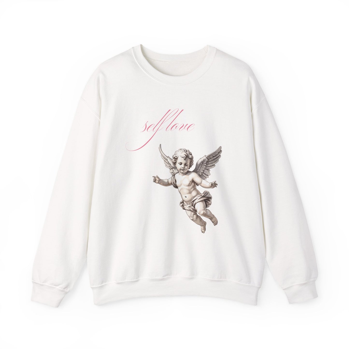 Self Love Cherub Valentine's Day Sweatshirt, Gifts for Her, Vday gift ideas, Valentine's Sweater, Trendy Aesthetic, Valentine Gift, Cupid