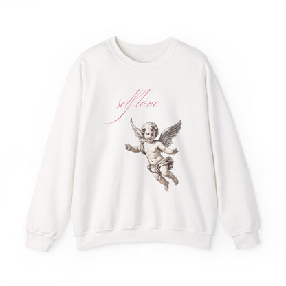 Self Love Cherub Valentine's Day Sweatshirt, Gifts for Her, Vday gift ideas, Valentine's Sweater, Trendy Aesthetic, Valentine Gift, Cupid