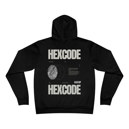 HexCode Original Streetwear Fleece Pullover Hoodie - Black