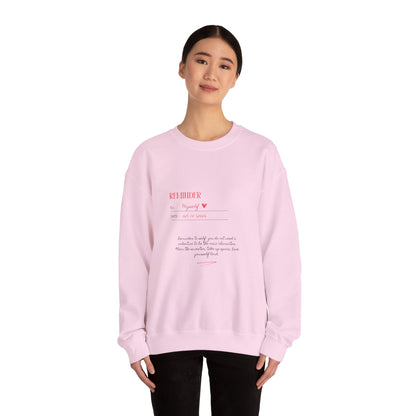 Reminder to Self Valentine's Day Sweatshirt, Gifts for Her, Vday gift ideas, Valentine's Sweater, Trendy Aesthetic, Self Love