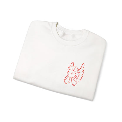 Cupid Illustration Sweatshirt | Valentine Heart Pullover, Valentine's Day Gift for Her, Gift for Mom, Stupid Cupid Sweatshirt