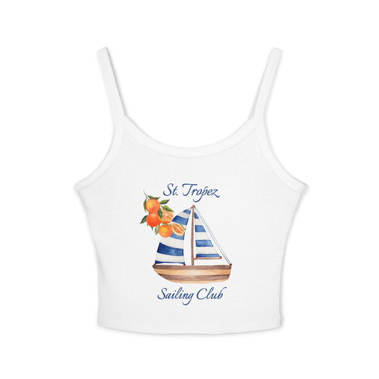 St. Tropez France Spaghetti Strap Tank Top