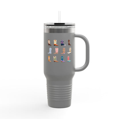 These Boots Insulated Travel Tumbler Mug