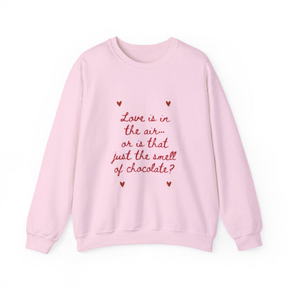 Love is in the Air Scribble Graphic Doodle Valentine's Day Sweatshirt, Gifts for Her, Vday gift ideas, Valentine's Sweater, Trendy Aesthetic