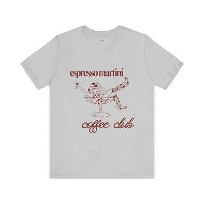 Espresso Martini Coffee Club Graphic Streetwear T-Shirt