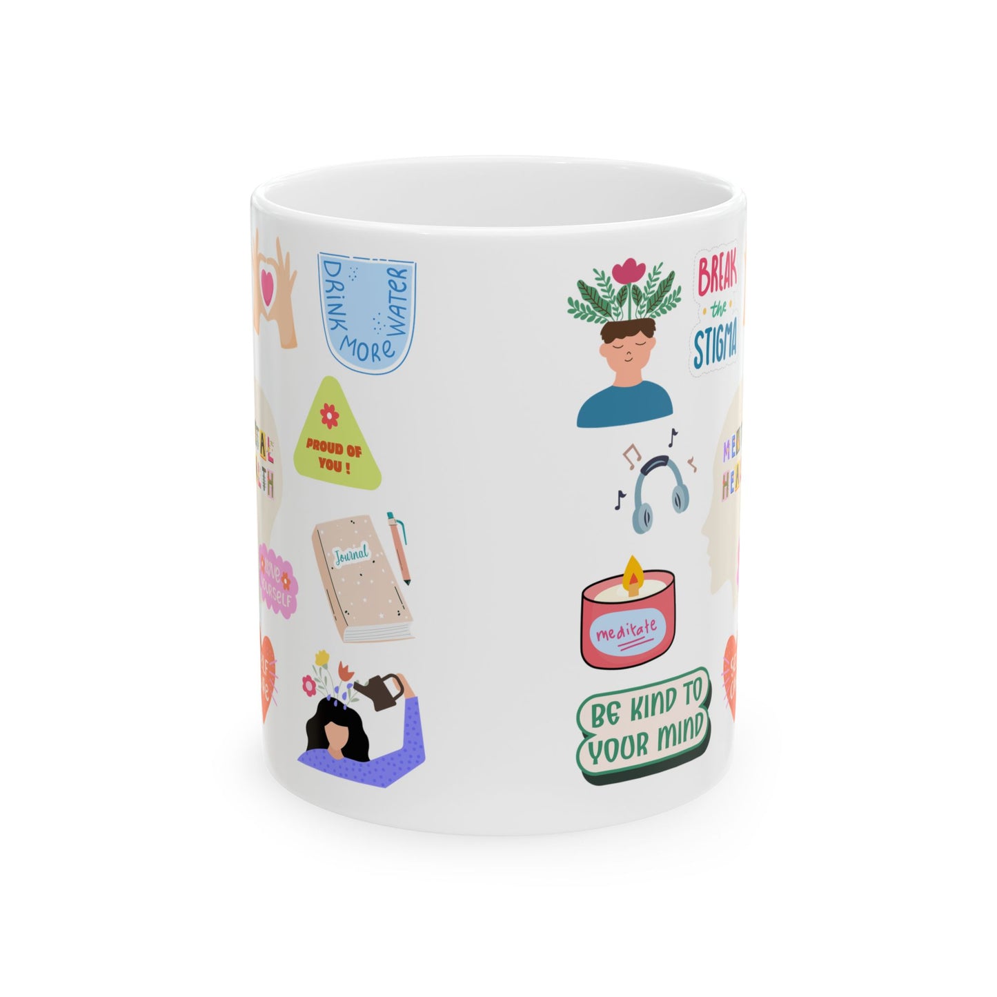 Mental Health Matters Cute Ceramic Coffee Cup Mug