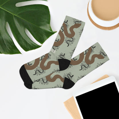 Sneaky Snake Socks