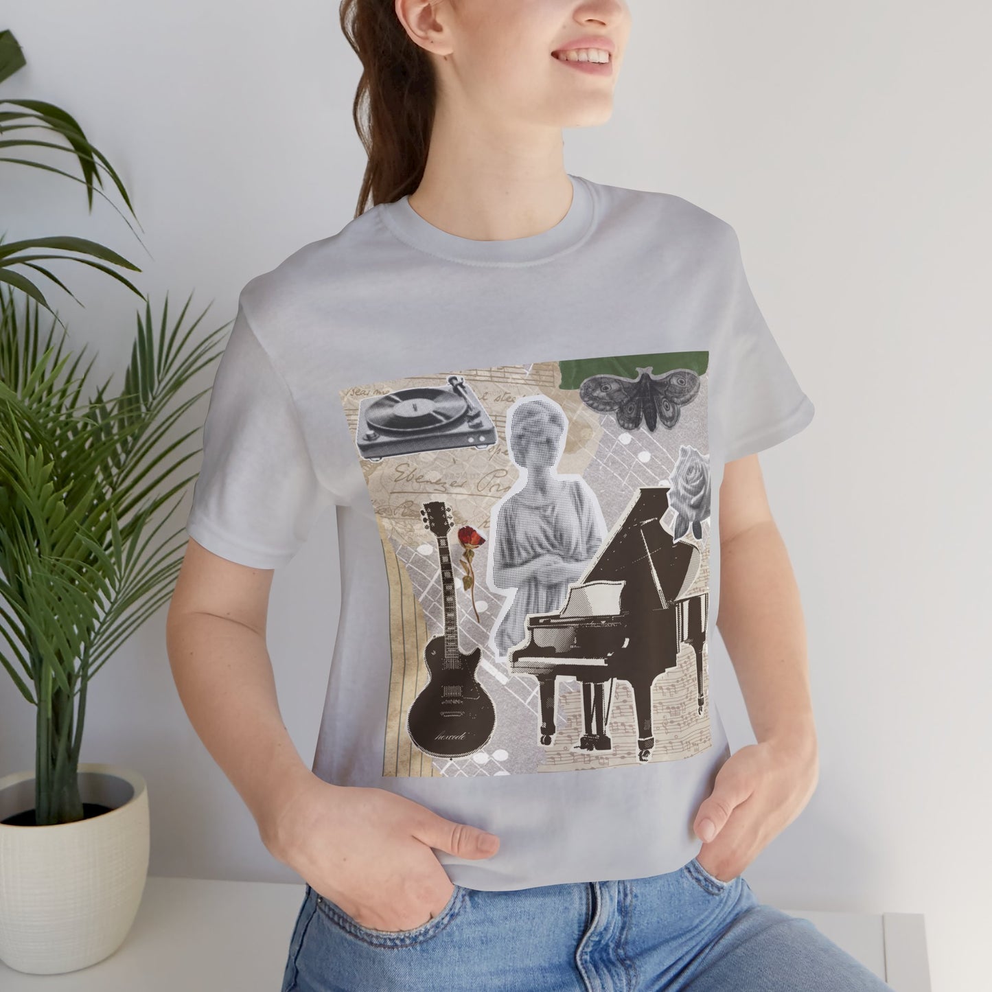 Phantom Music Graphic Streetwear T-Shirt