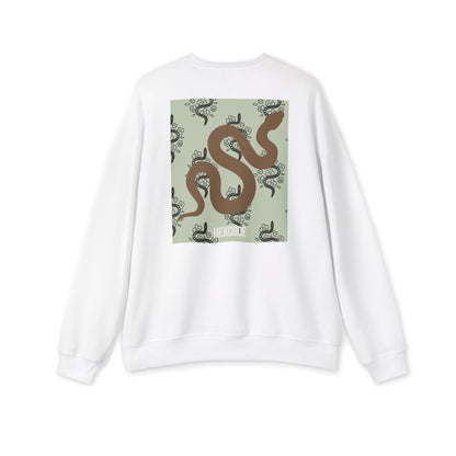 Sneaky Snake Streetwear Sweatshirt - White